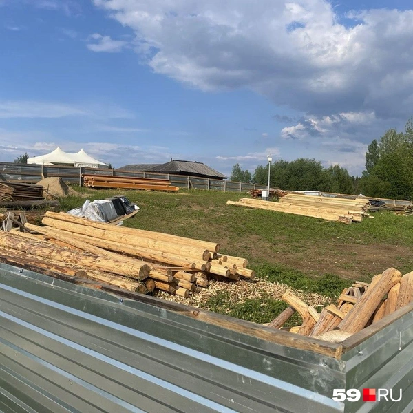 Один из участков огорожен | Источник: Екатерина Вохмянина / 59.RU