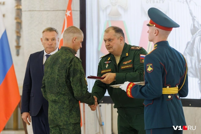 Награждение прошло в музее-панораме «Сталинградская битва» | Источник: Алексей Волхонский / V1.RU