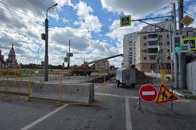 В Кургане перекрыт перекресток Куйбышева — Красина