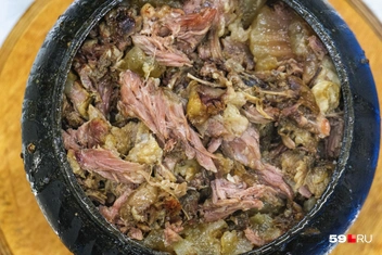 Получается каша с мясом | Источник: Тимофей Калмаков / 59.RU