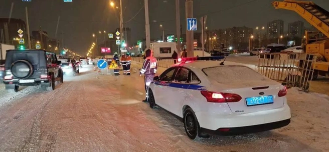 На месте дежурят полицейские  | Источник: ГИБДД по Тюменской области