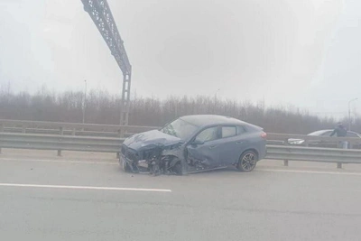 На КАД столкнулись пять автомобилей