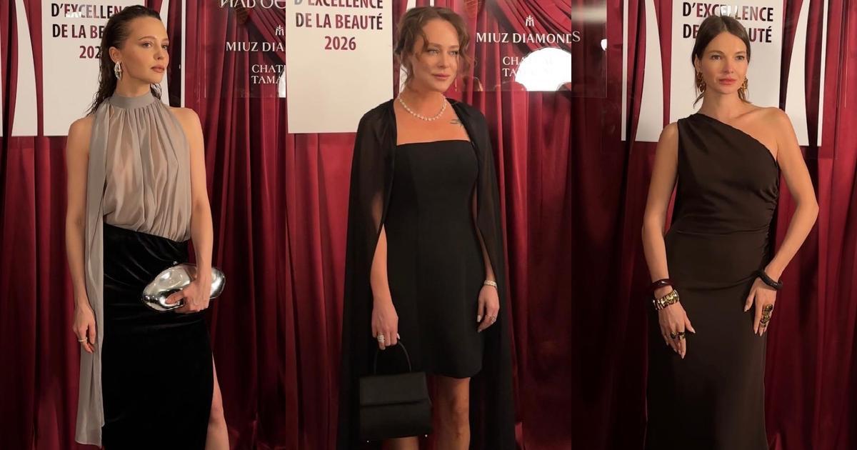 Хлынина показала элегантную откровенность, Ильяшенко&nbsp;&mdash; образ в стиле гранж: звезды на Marie Claire Prix d&rsquo;Excellence de la Beaut&eacute;