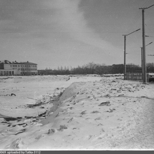 Территория у Телецентра в 1972–1975 годы | Источник: Эмилия Мамакина / Pastvu.com