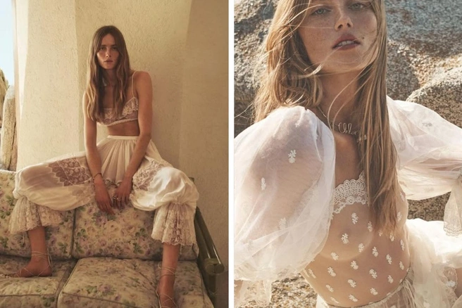 Бренд Chloé продолжает выбирать будуарность | Источник: chloe / Instagram.com*