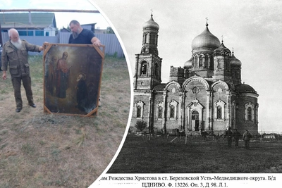 В печи нашли икону из снесенного при Сталине собора