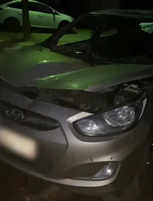 Огонь вспыхнул ночью 28 сентября в Волжском | Источник: ГУ МВД России по Волгоградской области