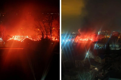 В Кировском районе Новосибирска произошел второй пожар