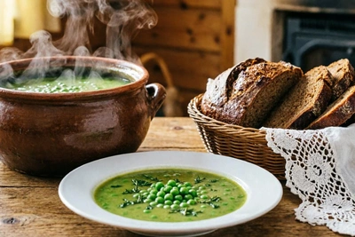 Суп с зеленым горошком: пошаговый рецепт