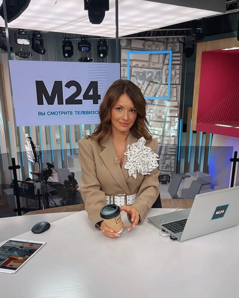 Рыбакова работает на телеканале «Москва 24»
