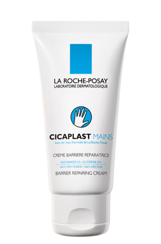 Защитный восстанавливающий крем-барьер для рук, La Roche-Posay. Средство на основе термальной воды обеспечивает защиту кожи рук от агрессивного воздействия внешних факторов и успокаивает чувствительную кожу.