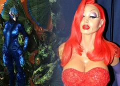 От червя до Фионы из «Шрека»: 15 образов королевы Хэллоуина Хайди Клум, в которых ее невозможно узнать