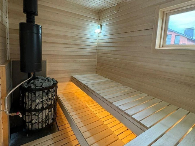 Модульное строительство — хороший вариант для бани на участке | Источник: SHERWOOD HOME