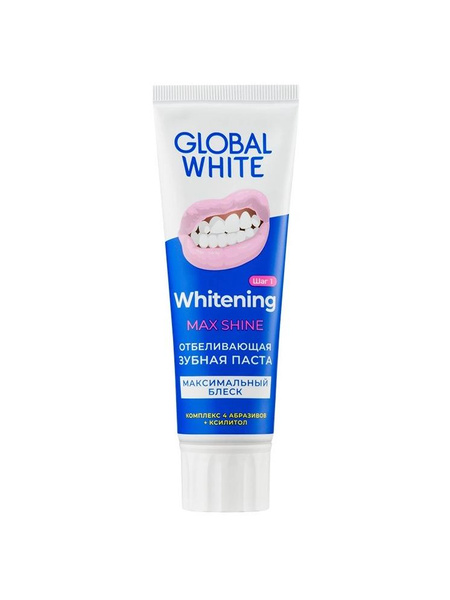 Зубная паста отбеливающая Global White