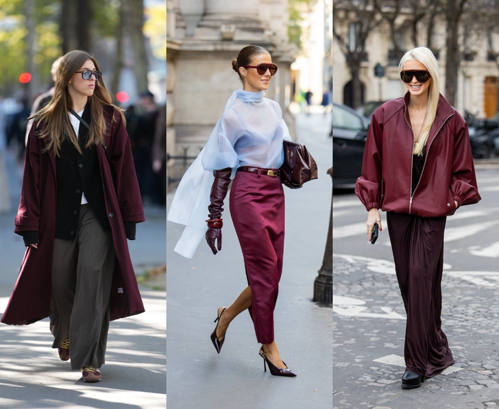 Как стилизовать Black Cherry&nbsp;&mdash; самый модный оттенок сезона