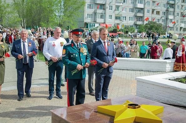 Присутствующие смогли отдать дань памяти Героям Великой Отечественной войны | Источник: администрация Омского муниципального района