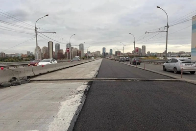 Димитровский мост откроют полностью к концу сентября