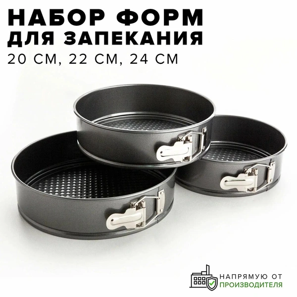 Набор разъемных форм для выпекания