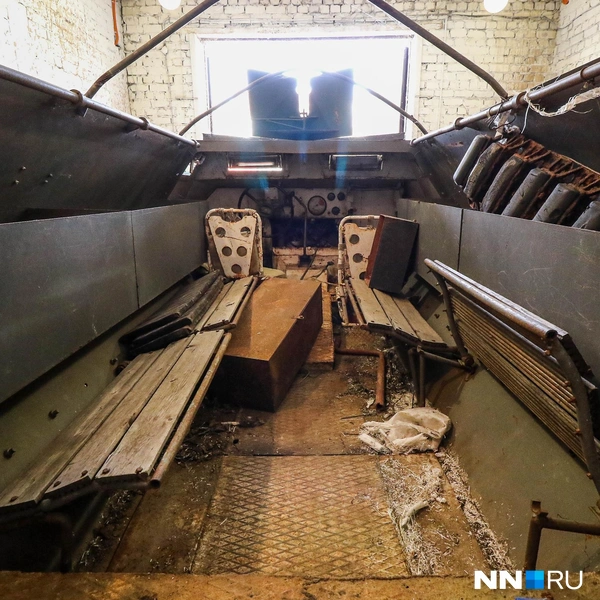Внутри помещалось до 6 человек | Источник: Наталья Бурухина / NN.RU