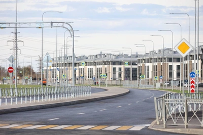 В Петербурге открыли новый участок проспекта Ветеранов