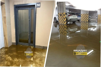 Затопление в новосибирском ЖК «Расцветай»