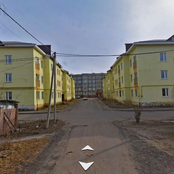 Запланирован снос двух аварийных домов на улице Щепкина, 29 А и Б | Источник: Яндекс. Панорамы 