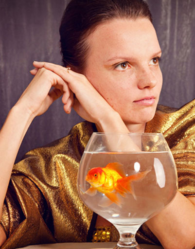 Фотоиллюстрация к песне "Золотая рыбка"
