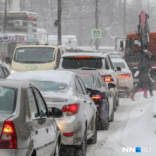 Час пик прошёл, но пробки в городе всё ещё сохраняются | Источник: Наталья Бурухина / NN.RU