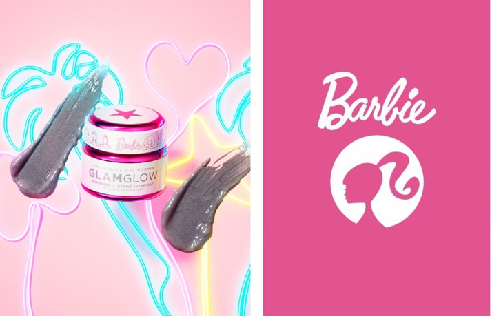 Barbie x GlamGlow: маска для лица против высыпаний и жирного блеска