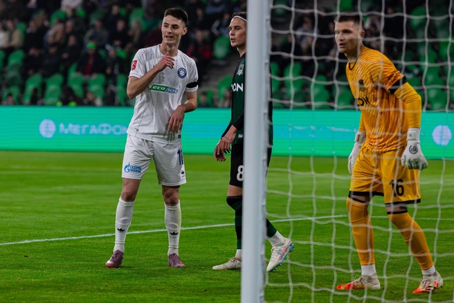 Такие матчи Александр Корякин за «Краснодар» еще не проводил | Источник: Матч Премьер / t.me