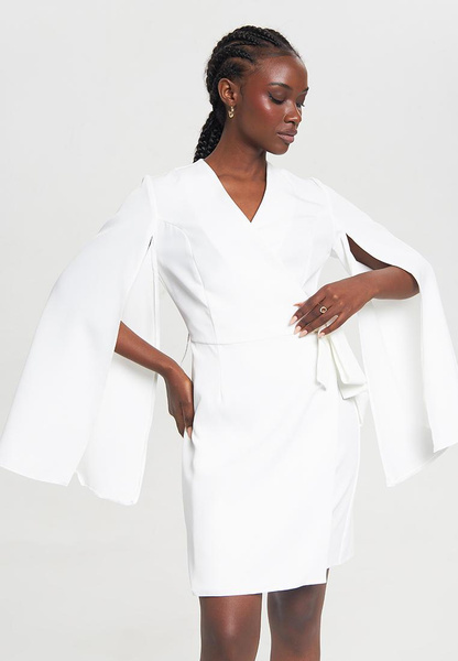 Платье Nataly Rik, цвет: белый, MP002XW0WRZK — купить в интернет-магазине Lamoda