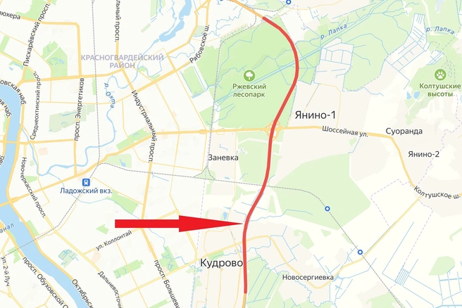 Ремонт добавит пробок на КАД возле Янино и Кудрово | www.fontanka.ru