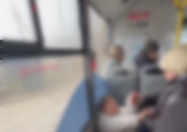 «Женщина, что вы делаете?» Пенсионерки подрались в волгоградском автобусе (видео) | Источник: скриншот из видео «Жесть Волгограда» / T.me