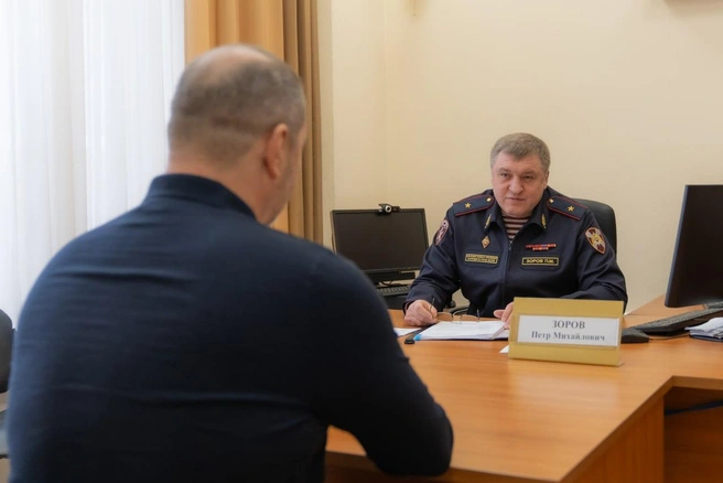 Новым начальником Росгвардии по Москве стал Петр Зоров | Источник: Nagorny.mos.ru