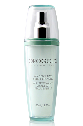Гель для умывания для чувствительной кожи 24K Sensitive Skin Cleanser, Orogold Cosmetics. Позволяет моментально очистить лицо от загрязнений, не вызывая при этом раздражения.