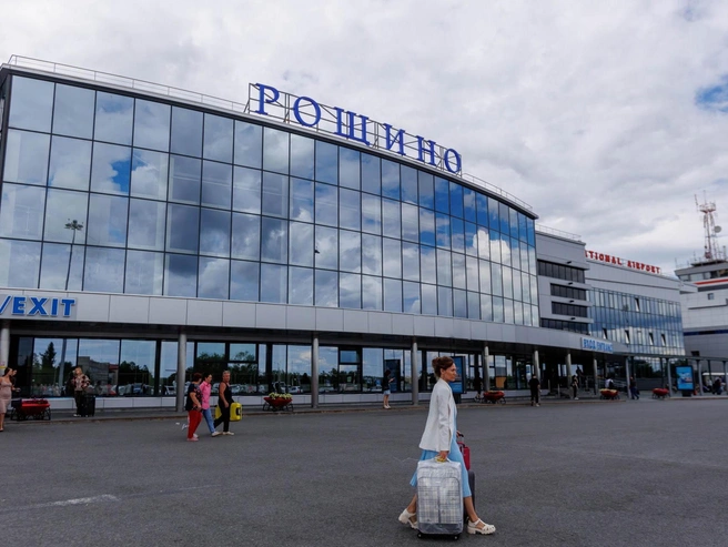 Тюменский аэропорт Рощино продолжает работу | Источник: Ирина Шарова / 72.RU
