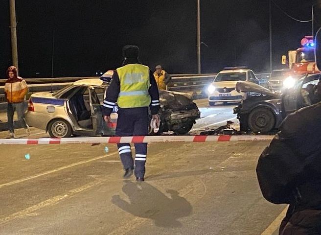 В аварии на мосту в Касимове пострадали двое полицейских | ya62.ru