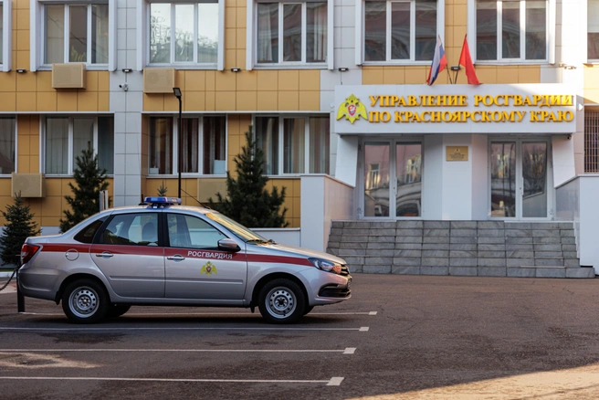 Росгвардейцы задержали красноярца с травматом | Источник: Мария Ленц / NGS24.RU 