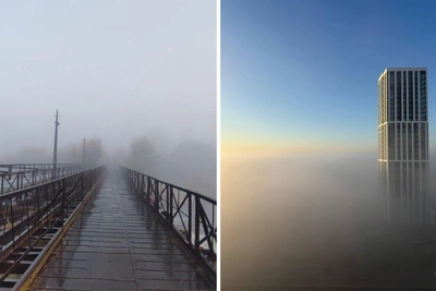 Челябинск накрыл эпичный туман