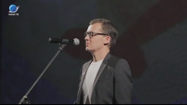 Роман Волобуев на презентации своего второго фильма
