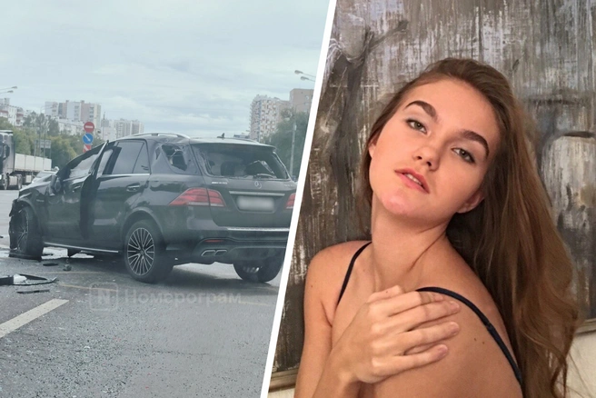 В Москве перевернулся Mercedes-Benz одной из самых богатых женщин России | Источник: Nomerogram.ru, Мария Филева / Vk.com