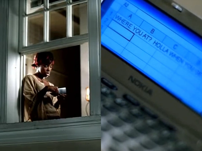 «Она написала в Excel и обиделась»: Келли Роуленд прокомментировала ставший мемом момент из клипа Dilemma | Источник: скриншот видео Nelly feat. Kelly Rowland — Dilemma (2002) / YouTube