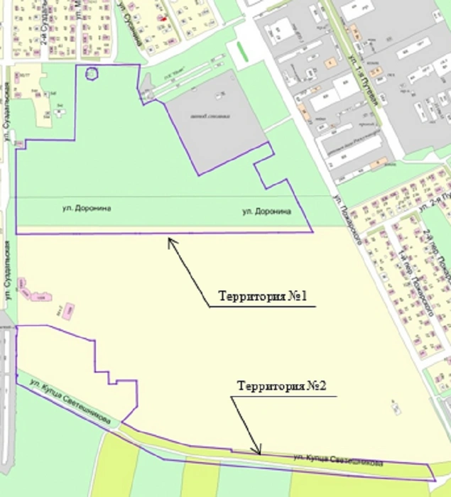 Схема размещения площадок под комплексное развитие территории | Источник: мэрия Ярославля