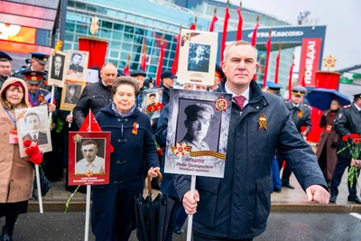 Комарова вернулась в Ханты-Мансийск на «Бессмертный полк»