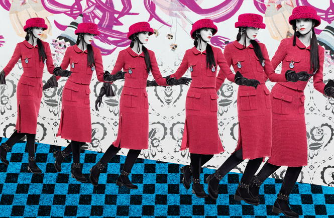 Коллажи Карла Лагерфельда: креативная кампания Chanel FW 16/17