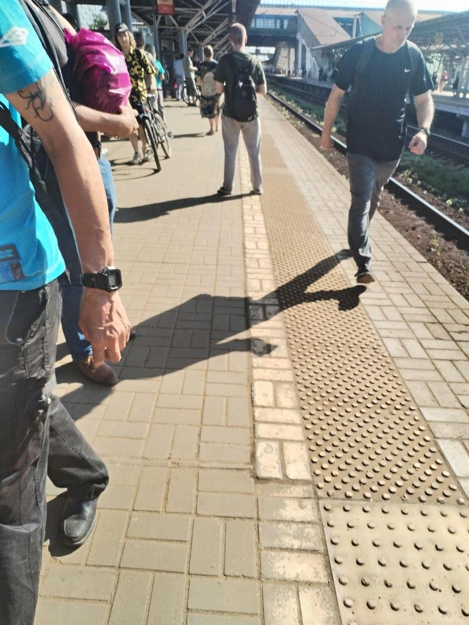 Толпы в Мытищах | Источник: МЦД-5 | Павелецкое/Ярославское направление / T.me