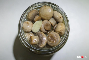 И у свежих, и у маринованных шампиньонов насыщенный вкус | Источник: Тимофей Калмаков / 59.RU