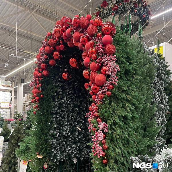 Вот такую арку можно собрать из предложенных в магазине товаров ( | Источник: Алёна Золотухина / NGS.RU