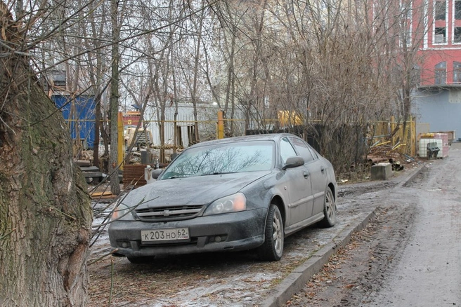 парковка на газоне