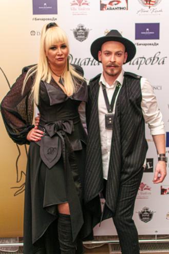 Диана с дизайнером Святославом Петровым